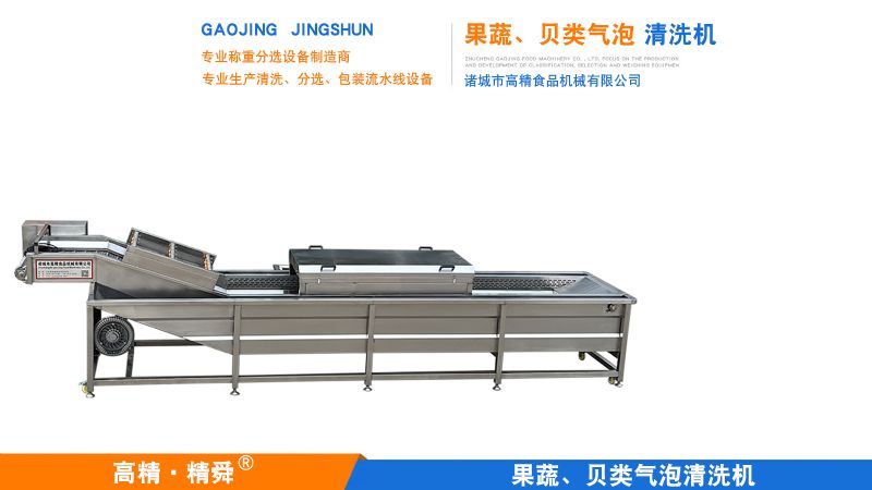 氣泡清洗機,蔬菜、貝類產品多用途清洗利器